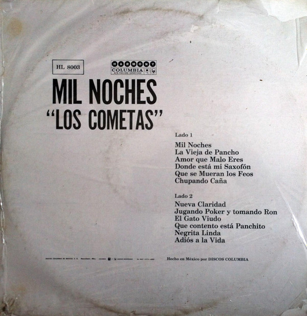 descargar álbum Los Cometas - Mil Noches