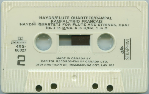 Album herunterladen Haydn JeanPierre Rampal, Le Trio A Cordes Français - The Six Flute Quartets Op 5