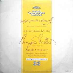 Wolfgang Amadeus Mozart - 6 Kontretänze KV 462 ‧ Simple Symphony album cover