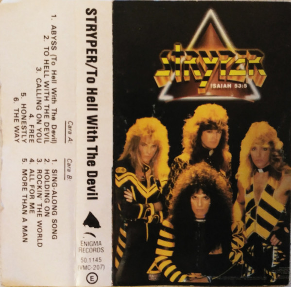 Stryper – To Hell With The Devil (1986, Cassette) - Discogs