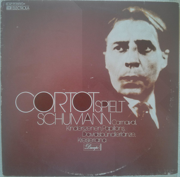 Cortot Spielt Schumann – Carnaval / Kinderszenen / Papillions /  Davidsbünderlertänze / Kreisleriana (Vinyl) - Discogs