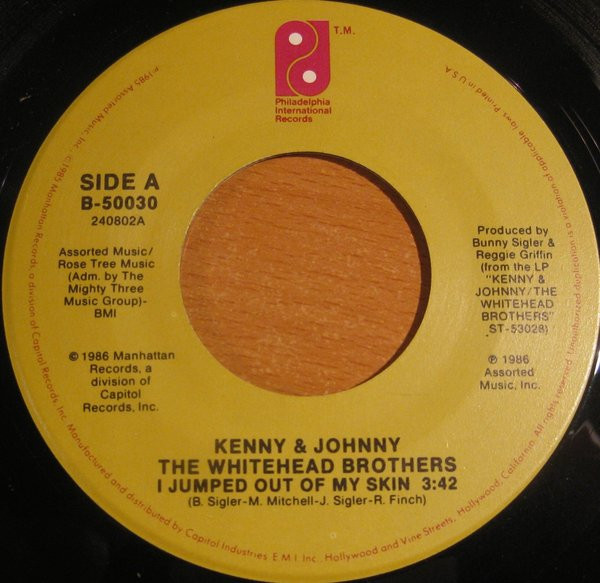 baixar álbum Kenny & Johnny The Whitehead Brothers - I Jumped Out Of My Skin