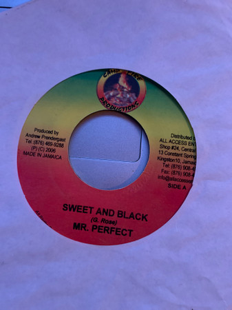 descargar álbum Nitty Kutchie Mr Perfect - War Is Not The Answer Sweet And Black