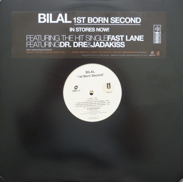 Bilal – 1st Born Second (2001, Vinyl) - Discogs