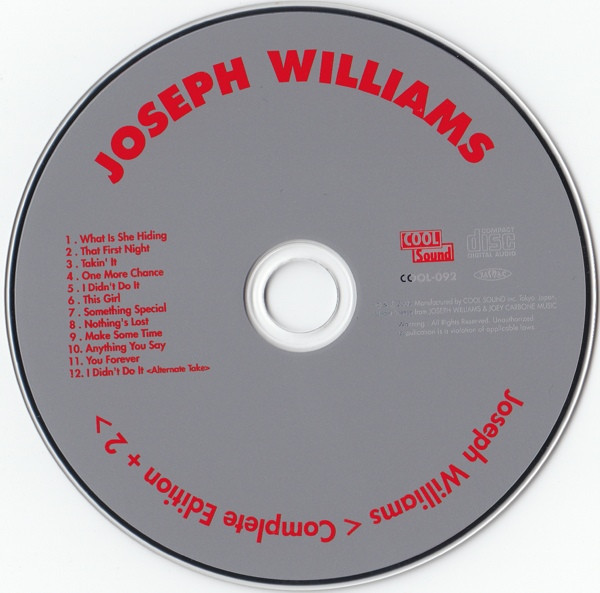 Album herunterladen Joseph Williams - Joseph Williams Complete Edition 2