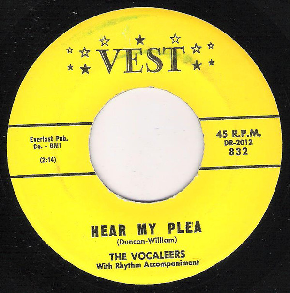 télécharger l'album The Vocaleers - The Night Is Quiet Hear My Plea