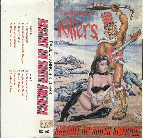 Paul Di'Anno & Killers – South American Assault - Live (2014, Red 