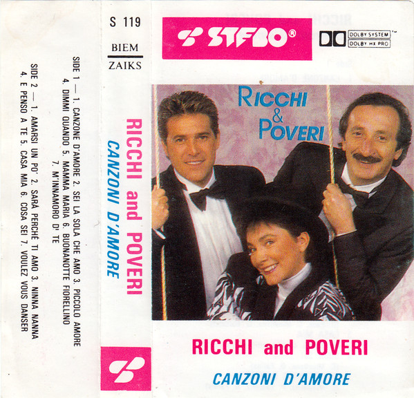 Ricchi & Poveri - Canzoni D'amore, Releases