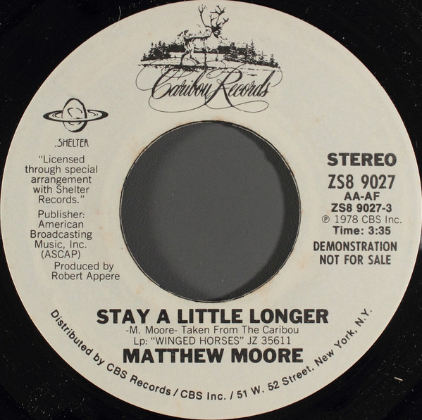 Album herunterladen Matthew Moore - Stay A Little Longer