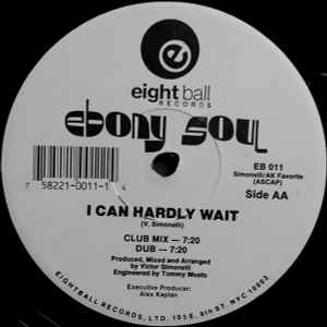 Ebony Soul - I Can Hardly Wait album cover
