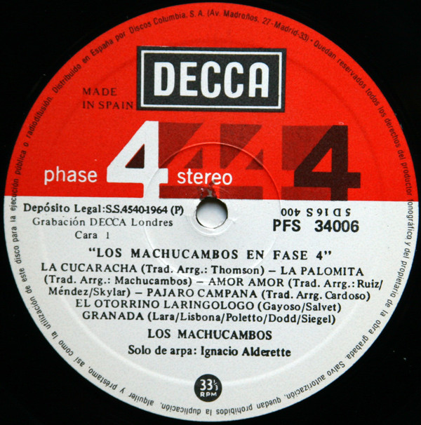 télécharger l'album Los Machucambos - Los Machucambos En 4 Fases