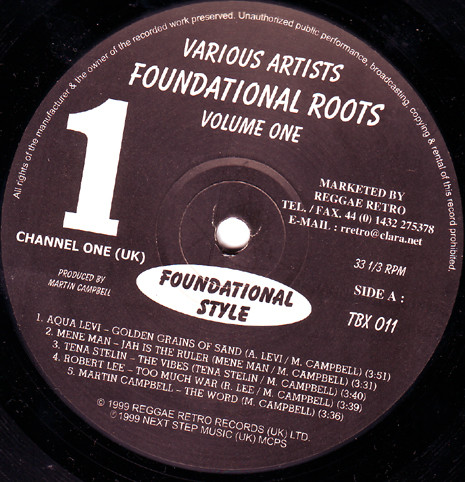 télécharger l'album Various - Foundational Roots Vol 1