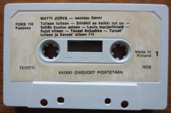 télécharger l'album Matti Jurva - Savotan Sanni