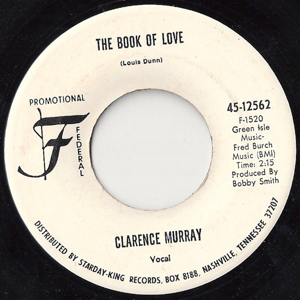 télécharger l'album Clarence Murray - The Book Of Love