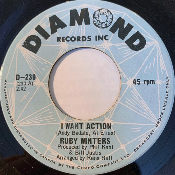 Ruby Winters – I Want Action / Better (1967, Vinyl) - Discogs