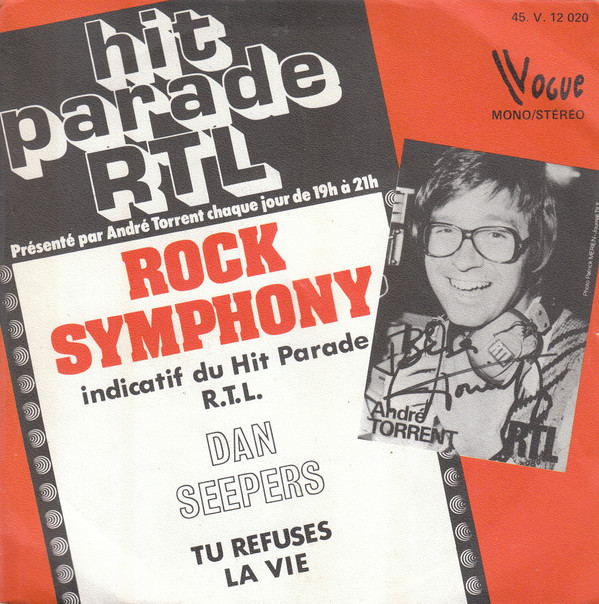 télécharger l'album Dan Seepers - Rock Symphony Tu Refuses La Vie