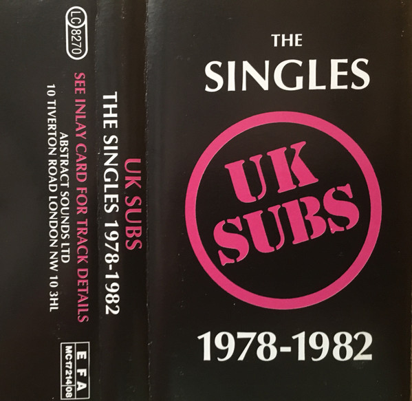 UK Subs – The Singles 1978-1982 (1991, Cassette) - Discogs