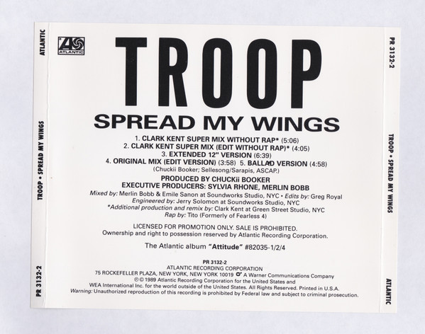 lataa albumi Troop - Spread My Wings