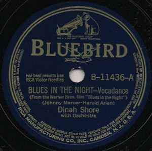 Dinah Shore - Blues In The Night / Sometimes album cover