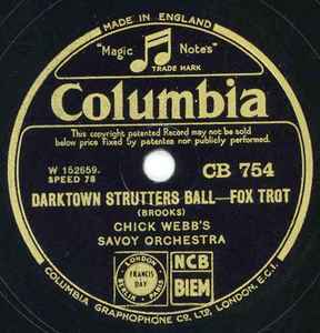 Chick Webb's Savoy Orchestra - Darktown Strutters Ball / When Dreams Come True album cover