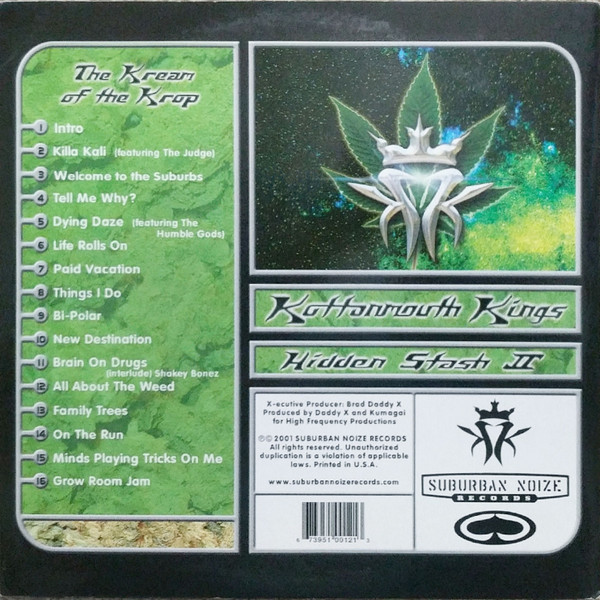 KOTTONMOUTH KINGS / Hidden Stash II: The Kream Of The Krop 2LP