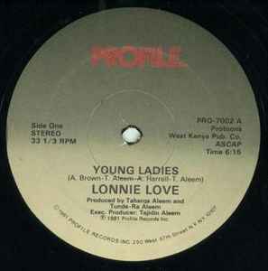 Lonnie Love – Young Ladies (1981, Vinyl) - Discogs