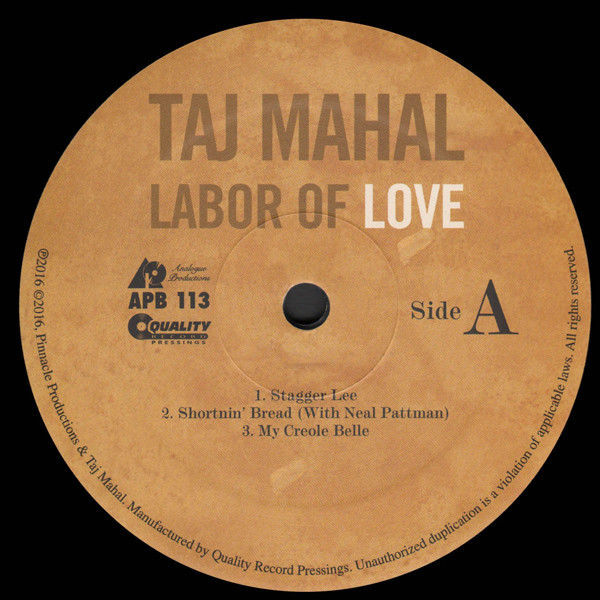 新作の商品 アナログプロダクション Taj Mahal Labor of Love 2LP ...