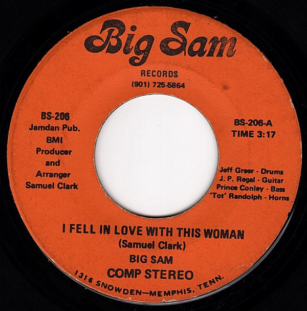 lataa albumi Big Sam - I Fell In Love With This Woman Ive Got The Blues