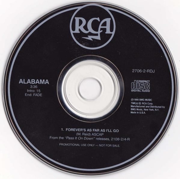 Alabama Forever s As Far As I ll Go 1990 CD Discogs