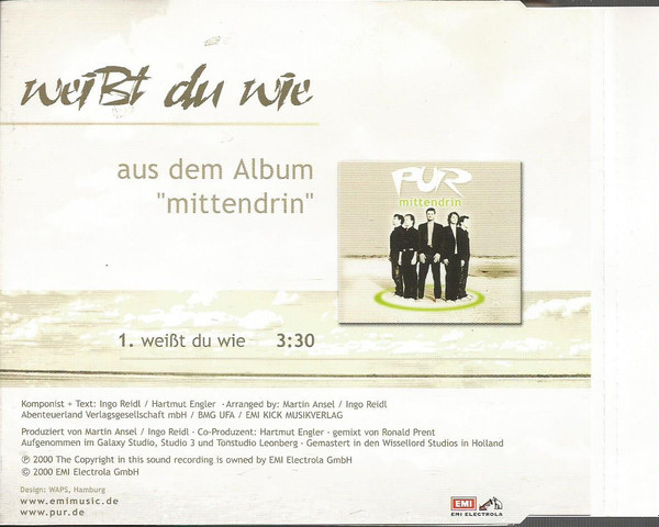 descargar álbum Pur - Weißt Du Wie