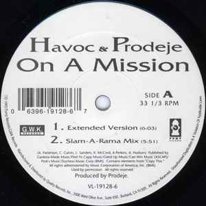 Havoc & Prodeje – On A Mission (1993, Vinyl) - Discogs