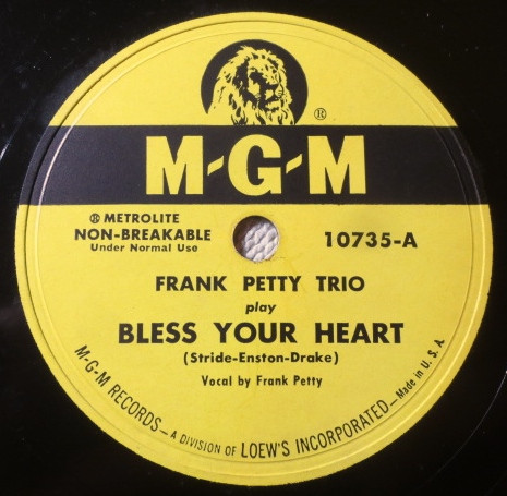 télécharger l'album Frank Petty Trio - Bless Your Heart At Sundown