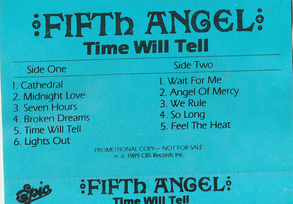 Fifth Angel - Time Will Tell | Releases | Discogs