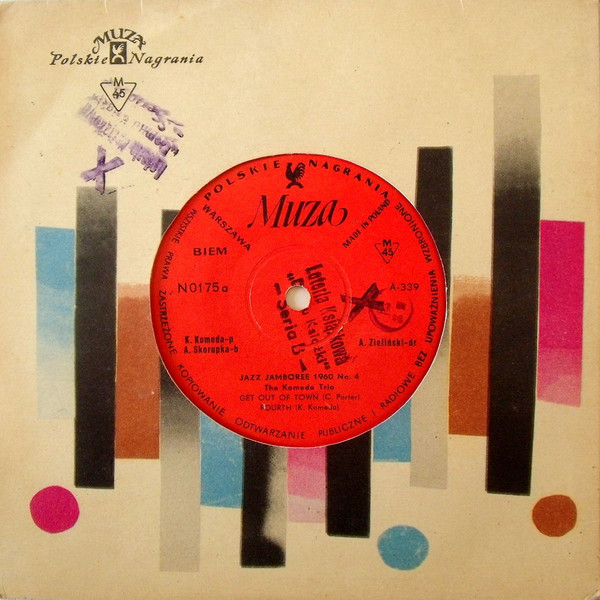 last ned album The Komeda Trio - Jazz Jamboree 1960 Nr 4