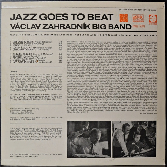 ladda ner album Václav Zahradník Big Band - Jazz Goes To Beat