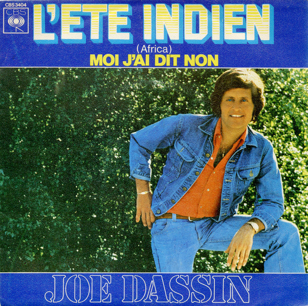 Joe Dassin – L'ete Indien (Africa) (1975, 4-Pronged Center, Vinyl 
