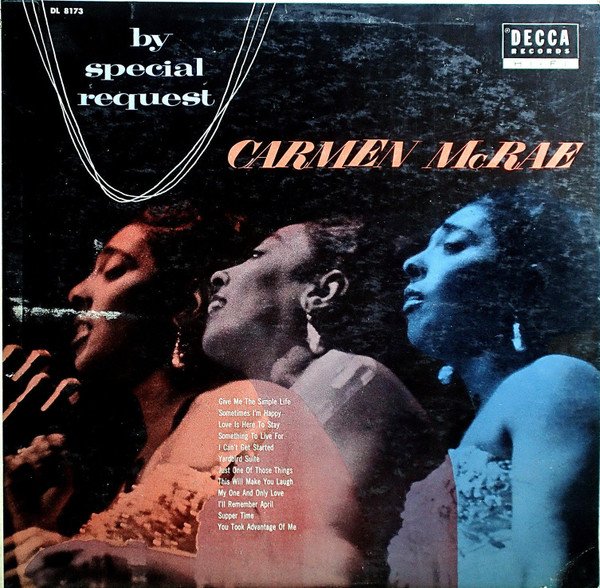 Carmen McRae – By Special Request (1956, Vinyl) - Discogs