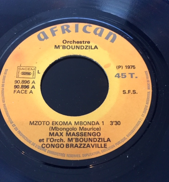 ladda ner album Max Massengo et l'Orchestre M'Boundzila Congo Brazzaville - Mzoto Ekoma Mbonda 1