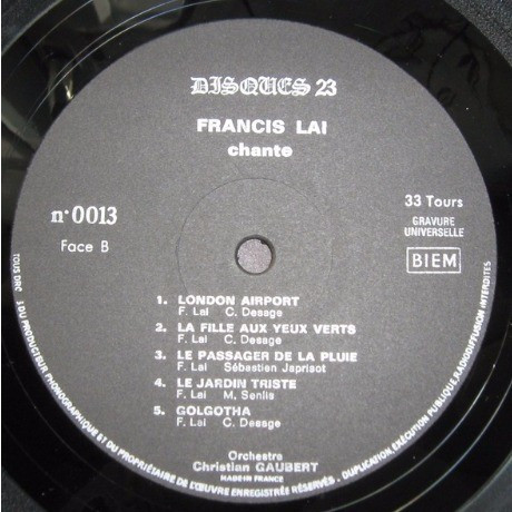 télécharger l'album Francis Lai - Chante
