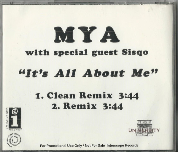 descargar álbum Mya With Special Guest Sisqo - Its All About Me Remix