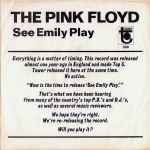 Cover of See Emily Play, 1968, Vinyl