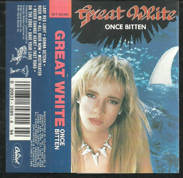 Great White – Once Bitten (1987, Cassette) - Discogs