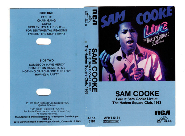 Sam Cooke – Feel It! Sam Cooke Live At The Harlem Square Club