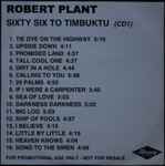Cover of Sixty Six To Timbuktu, 2003, CDr