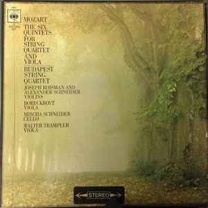 Wolfgang Amadeus Mozart - The Six Quintets For String Quartet And Viola album cover