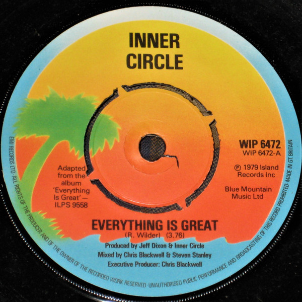 Inner Circle – Everything Is Great (1979, Picture Sleeve, Vinyl