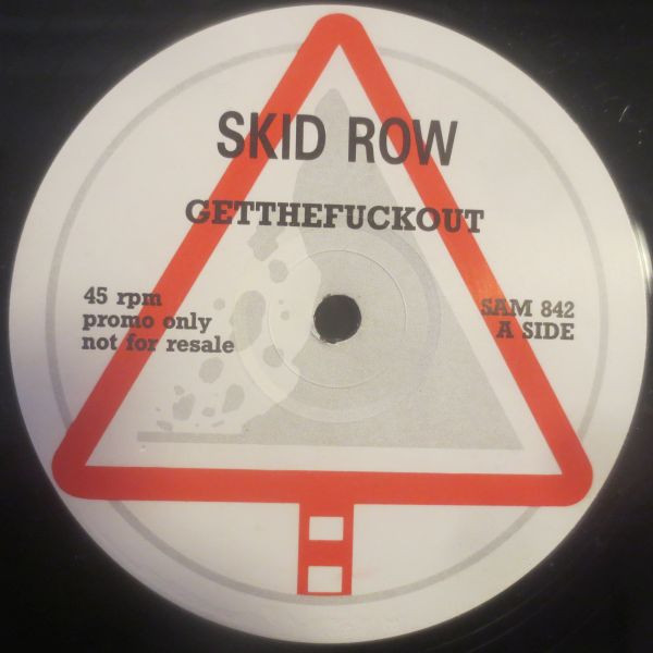 Skid Row Getthefuckout 1990 Vinyl Discogs