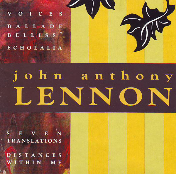 John Anthony Lennon – Chamber Works (1991, CD) - Discogs