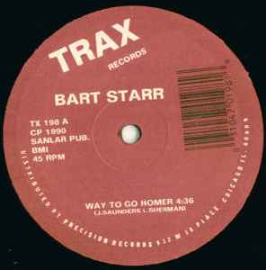 Bart Starr - Way To Go Homer album cover