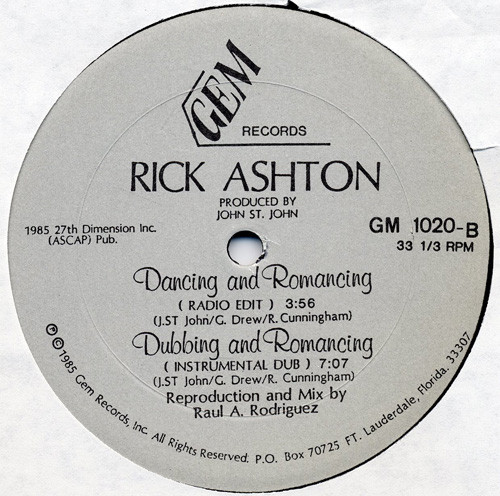 last ned album Rick Ashton - Dancing And Romancing